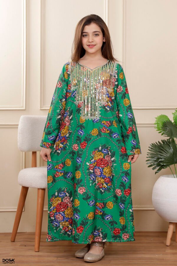 موديل كود 0283 للبنات - اخضر
