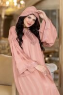 موديل مغربي كازابلانكا كود 0353 - وردي غامق