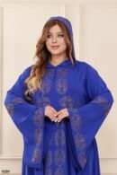 موديل حرير ايطالي كود 0374 - ازرق