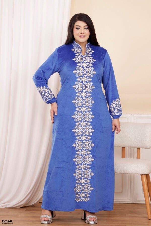 موديل مخمل شتوي كود 0501 - ازرق