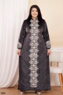 موديل مخمل شتوي كود 0501 - رمادي غامق