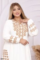 موديل مخمل شتوي كود 0502 - ابيض