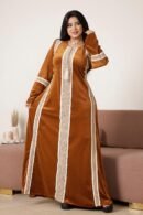 موديل سواريه مخمل شتوي كود 0507 - بني