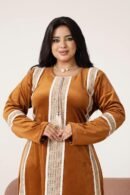 موديل سواريه مخمل شتوي كود 0507 - بني