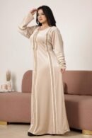موديل سواريه مخمل شتوي كود 0507 - بيج