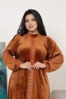 موديل سواريه مخمل شتوي كود 0510 - بني
