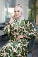 موديل مخمل لامع خفيف شتوي كود 0538 - اخضر