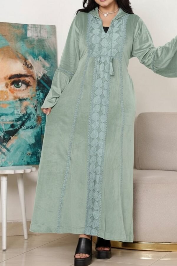 موديل سواريه مخمل شتوي كود 0514 - منت