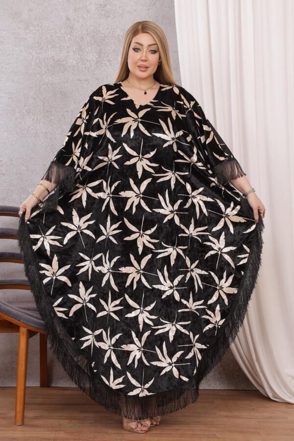 موديل فراشه مخمل كود 0610 - اسود