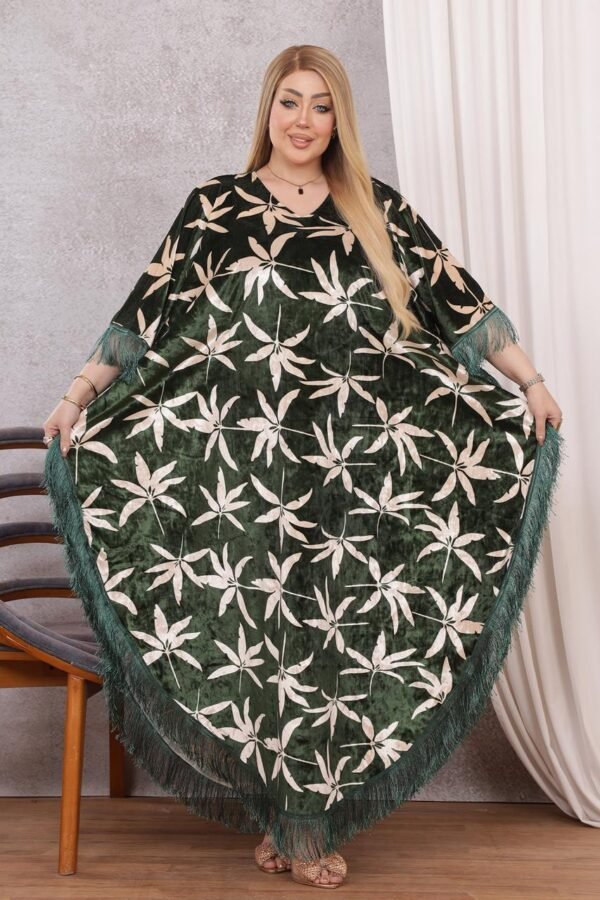 موديل فراشه مخمل كود 0610 - زيتي